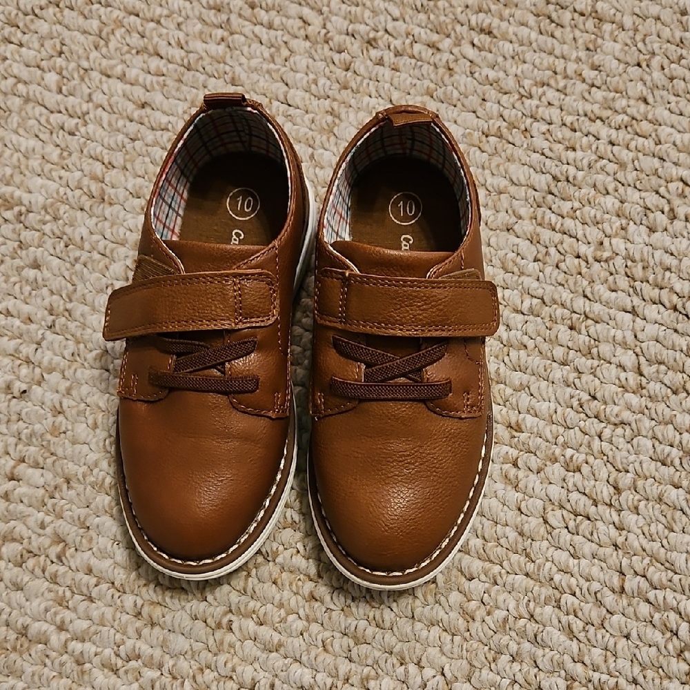 Cat & Jack Brown Kids Dress Shoes